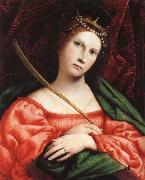 Lorenzo Lotto Sta Katarina France oil painting artist